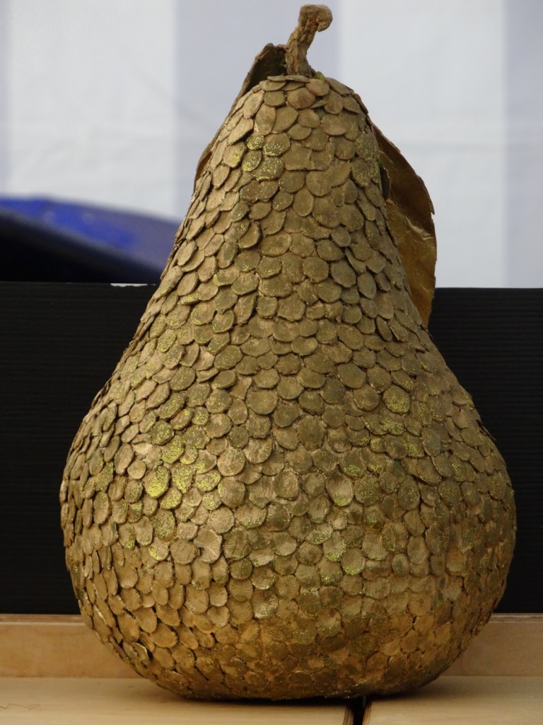 A gorgeous golden pear at a past Malvern Autumn Show