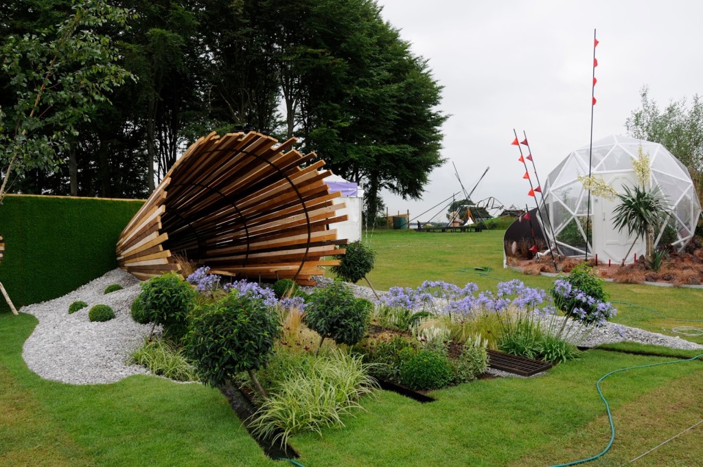 An ingenious conceptual garden at the 2013 RHS Tatton Park Flower Show.