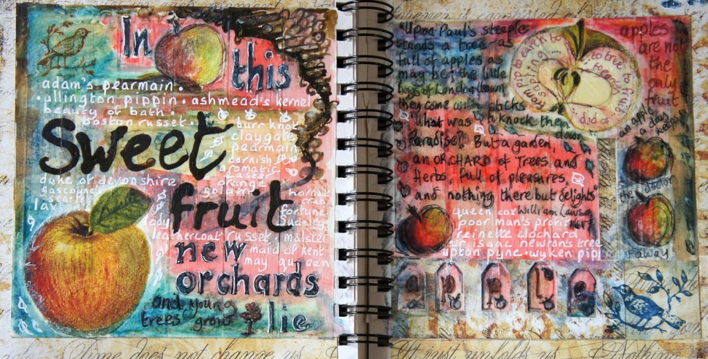 Moving on - words, sketches, embellishments