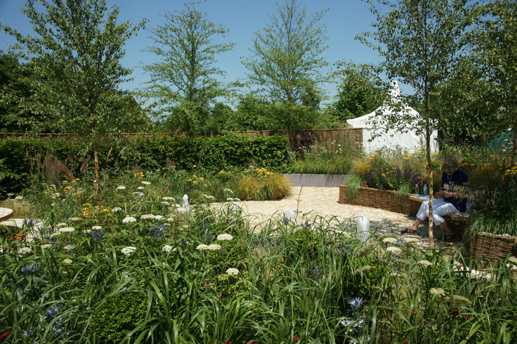A lovely feel of a flowering meadow caught the attention of those who like open spaces.