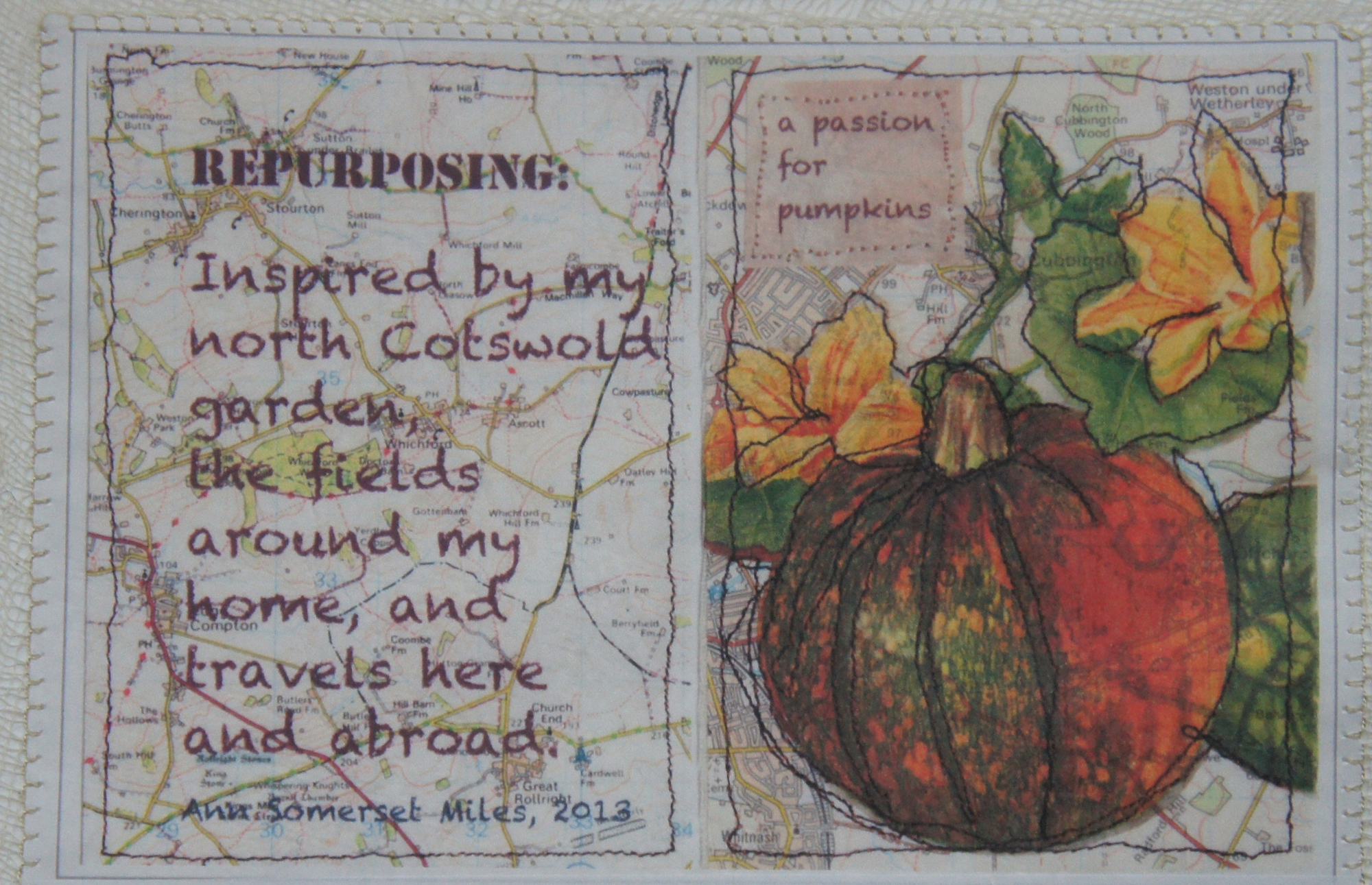 Garden Stitching Fever now takes a different form