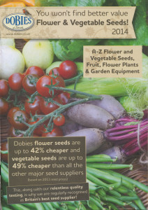 The main Dobies 2014 Flower & Vegetable Seed catalogue