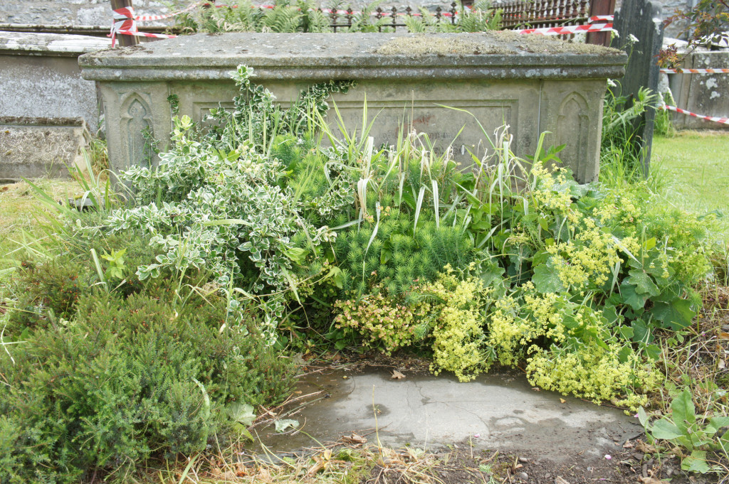 Small scale gardening can be achieved even in churchyards 
