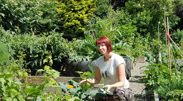 Kim Stoddart pictured in her resilient gardens (2)